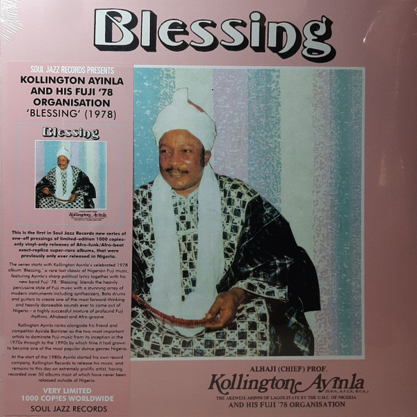Alhaji (Chief) Prof. Kollington Ayinla And His Fuji '78 Organisation – Blessing cover