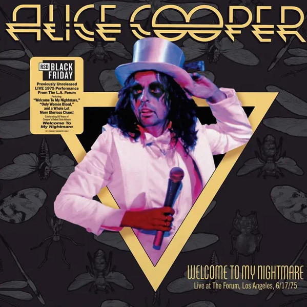 Alice Cooper – Welcome To My Nightmare Live At The Forum, Los Angeles, 6/17/75 vinyl cover