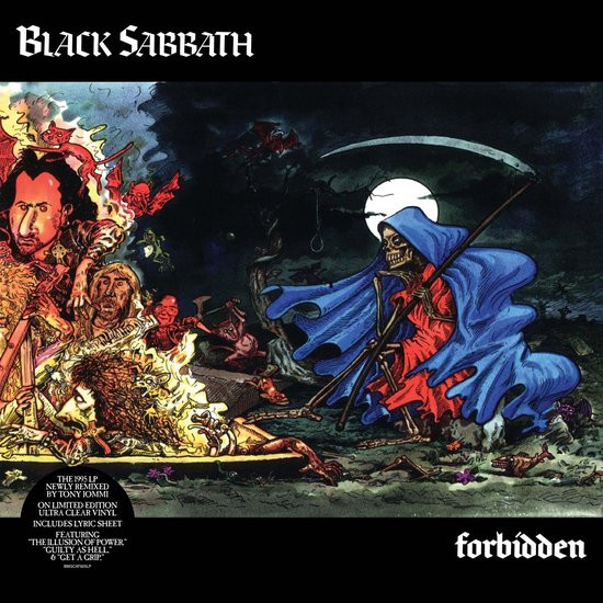Black Sabbath – Forbidden vinyl cover