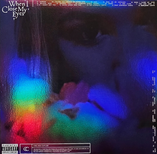 Chelsea Cutler – When I Close My Eyes vinyl cover