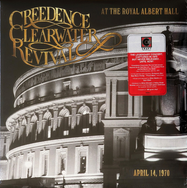 Creedence Clearwater Revival – At The Royal Albert Hall (April 14, 1970) vinyl cover