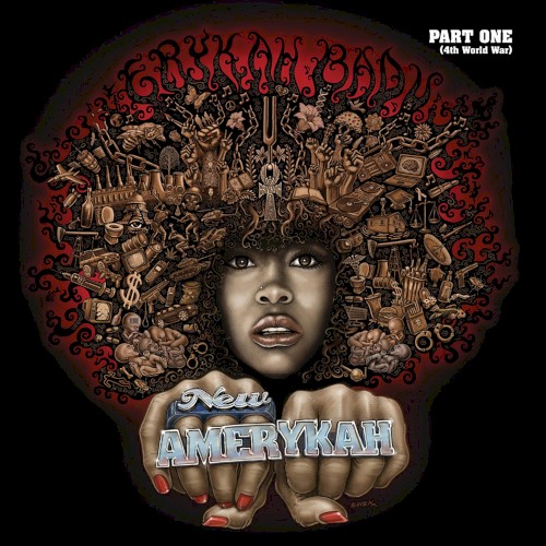 Erykah Badu – New Amerykah: Part One (4th World War) vinyl cover
