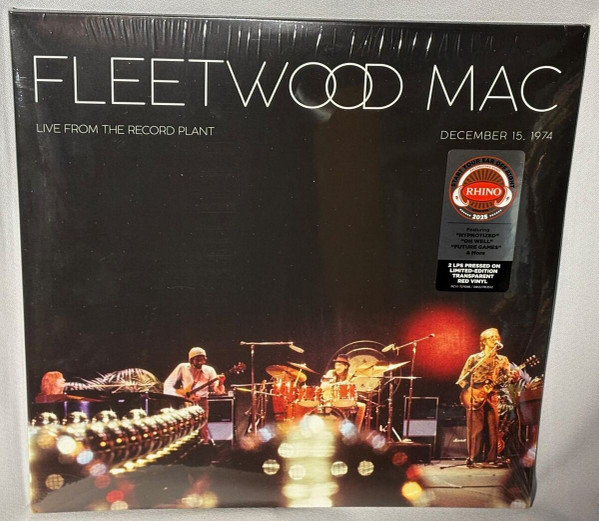 Fleetwood Mac – Live From The Record Plant 1974 December 15, 1974 vinyl cover