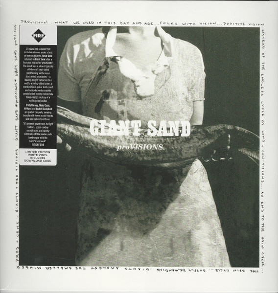 Giant Sand – *proVISIONS* vinyl cover