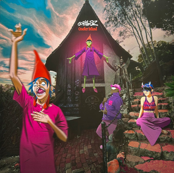 Gorillaz – Cracker Island vinyl cover