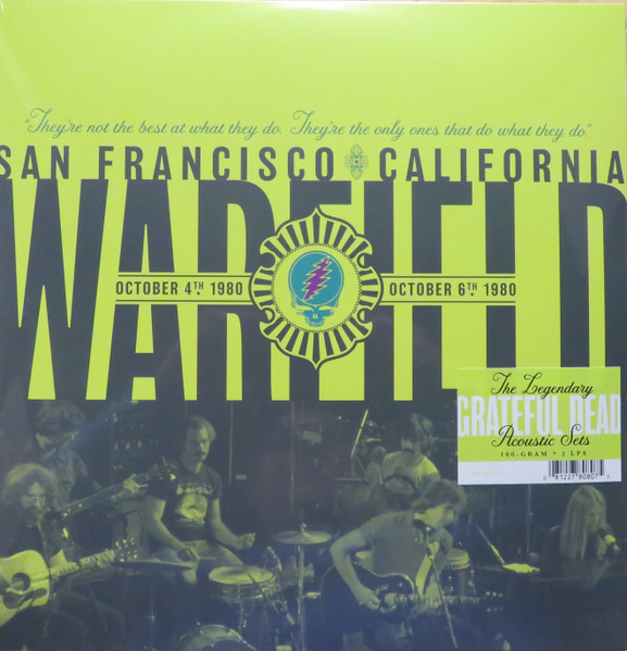 Grateful Dead – The Warfield - San Francisco, CA Oct 4&6 1980 vinyl cover