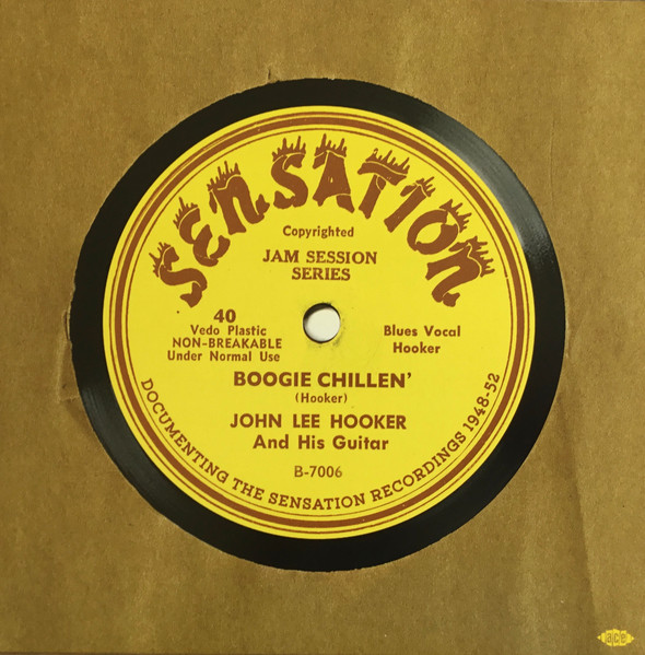 John Lee Hooker – Sensation (Documenting The Sensation Recordings 1948-52) vinyl cover