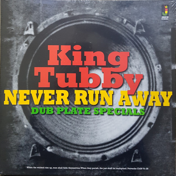King Tubby – Never Run Away - Dub Plate Specials vinyl cover