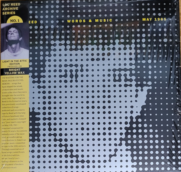 Lou Reed – Words & Music, May 1965 cover
