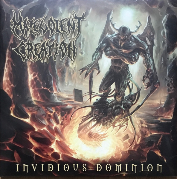 Malevolent Creation – Invidious Dominion vinyl cover