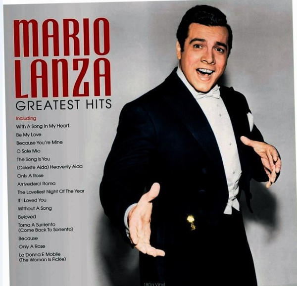 Mario Lanza – Greatest Hits vinyl cover