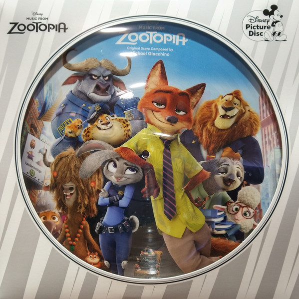 Michael Giacchino – Music From Zootopia (Original Score) vinyl cover