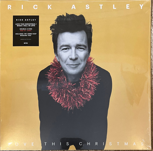 Rick Astley – Love This Christmas / When I Fall In Love vinyl cover