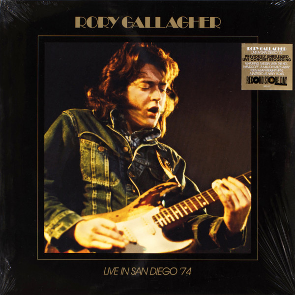 Rory Gallagher – Live In San  Diego '74 vinyl cover