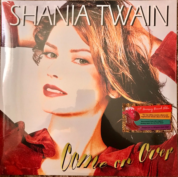 Shania Twain – Come On Over (25th Anniversary Diamond Edition) vinyl cover