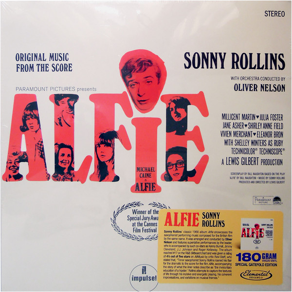 Sonny Rollins – Original Music From The Score "Alfie" vinyl cover