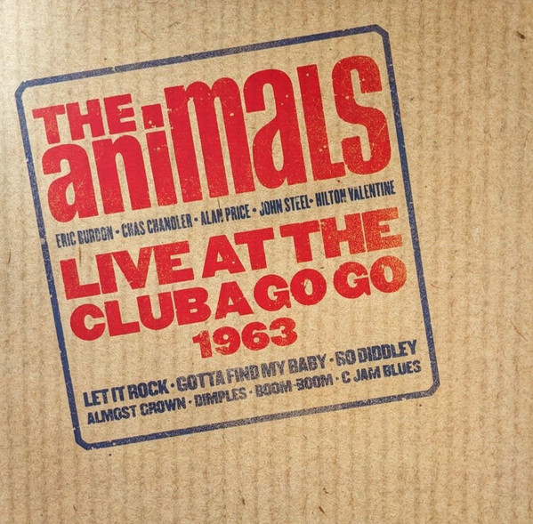 The Animals – Live At The Club A Go Go 1963 vinyl cover
