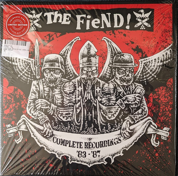 The Fiend! – Complete Recordings 83-87 vinyl cover