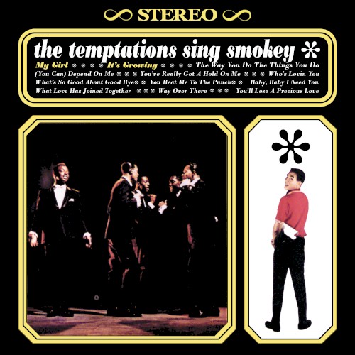 The Temptations – The Temptations Sing Smokey vinyl cover