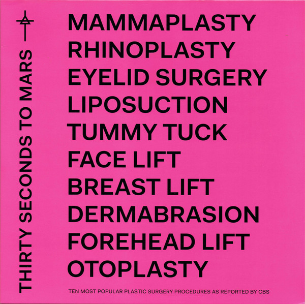 Thirty Seconds To Mars – America vinyl cover