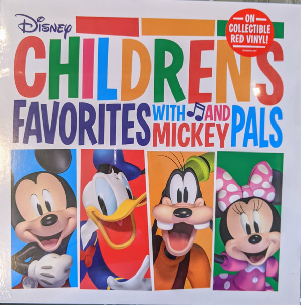 Various Artists – Children's Favorites With Mickey And Pals vinyl cover
