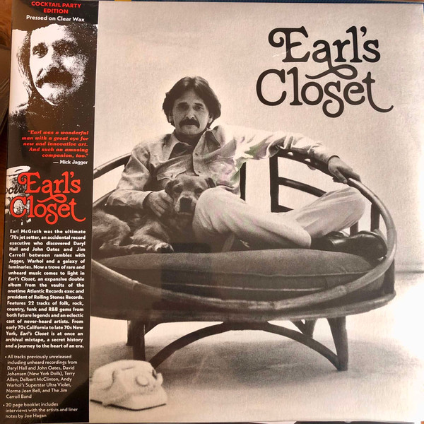 Various Artists – Earl's Closet (The Lost Archive Of Earl McGrath, 1970 To 1980) cover