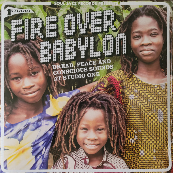 Various Artists – Fire Over Babylon (Dread, Peace And Conscious Sounds At Studio One) vinyl cover