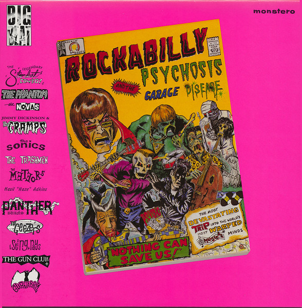Various Artists – Rockabilly Psychosis And The Garage Disease vinyl cover