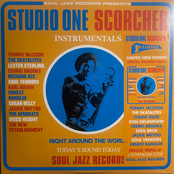 Various Artists – Studio One Scorcher (Instrumentals) vinyl cover