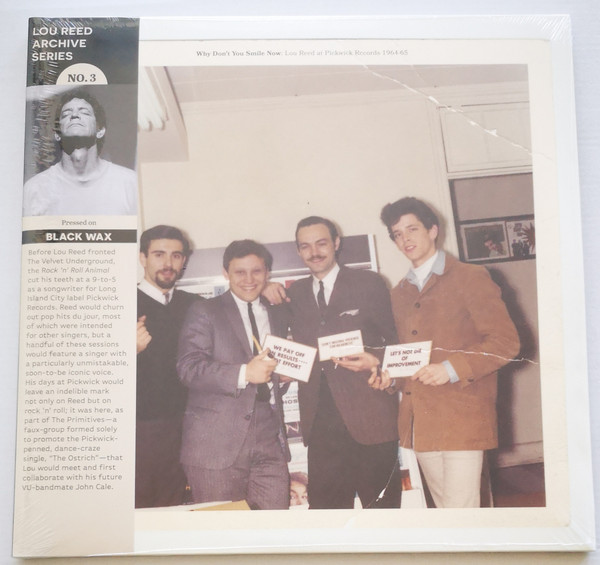 Various Artists – Why Don't You Smile Now: Lou Reed At Pickwick Records 1964–65) vinyl cover